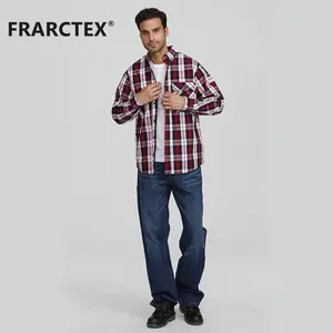 FRARCTEX Fr 용접 용접공을 위한 방연제 안전 일 셔츠