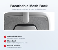 Chaise de travail ergonomique pivotante avec option appui-tête et angle de dossier réglable pour la maison et le bureau (vente en gros)
