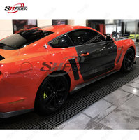 Porte de voiture en fibre de carbone Mustang pour Ford Mustang S550 2015-2023, porte de voiture modifiée en fibre de carbone