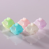 DUROCK Interrupteurs linéaires en verre de mer 62g RVB Réduction du bruit Ressort Boîtier en nylon complet Potence P3 MX Interrupteurs mécaniques pour clavier