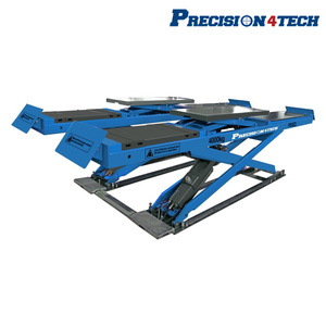 4T <strong>Auto</strong> ALIGNMENT Scissor Lift Hydraulic Car Lift Car Hoist Scissor Type Double Cylinders PRE-J50 - Product Image 3