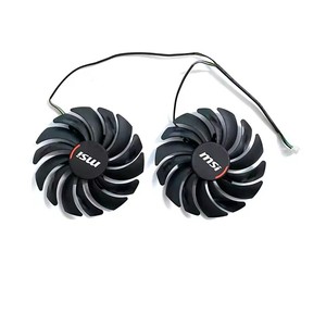 Lzqly พัดลมระบายความร้อน PLD10010S12HH การ์ดจอ RX5700 GPU, พัดลมระบายความร้อนสำหรับการเล่นเกม <span class=keywords><strong>MSI</strong></span> RX 5700 <span class=keywords><strong>5600</strong></span> <span class=keywords><strong>XT</strong></span> การ์ดจอเกม X - Product Image 4