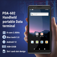 Terminal portable industriel Android 6 pouces pour la collecte de données, lecteur NFC, ordinateur mobile, scanner d'inventaire, livraison express