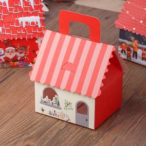 Boîte à gâteaux de Noël modèle en carton boîte-cadeau de vacances <span class=keywords><strong>maison</strong></span> de biscuits au gingembre pour biscuits au chocolat boîte-cadeau de Noël - Product Image 5