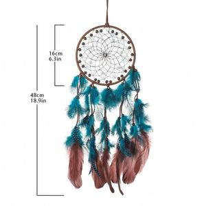 <span class=keywords><strong>Atrapasueños</strong></span> de Estilo Bohemio con Encaje de Plumas <span class=keywords><strong>Grandes</strong></span> y Borlas de Macramé, <span class=keywords><strong>Atrapasueños</strong></span> Colgantes <span class=keywords><strong>para</strong></span> Decoración del Hogar - Product Image 2