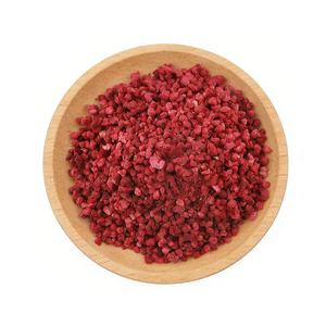 Poudre de framboise lyophilisée en vrac, cubes de framboise reconstitués, collation de fruits séchés - Product Image 2