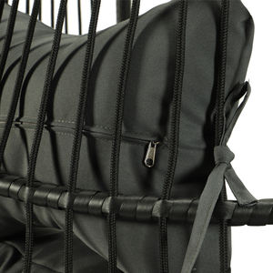 Sharp Hanging Curved Lounge <b>Chair</b> Swing for Indoor Outdoor Luxury With Stainless Steel - Product Image 6