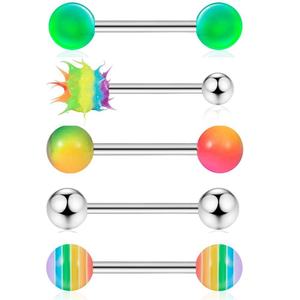 Nouveaux anneaux de tétons Gaby, mignons et populaires, bijoux de corps en acier inoxydable argenté, vente en gros pour mariage - Product Image 6