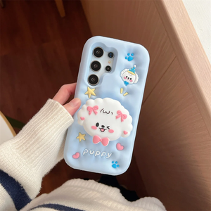 Kawaii phim hoạt hình Puppy điện thoại trường hợp đối với Samsung <span class=keywords><strong>Galaxy</strong></span> A12 A13 A14 A15 A24 A25 A35 A50 A51 A54 A55 với chủ mềm Silicone Bìa - Product Image 6
