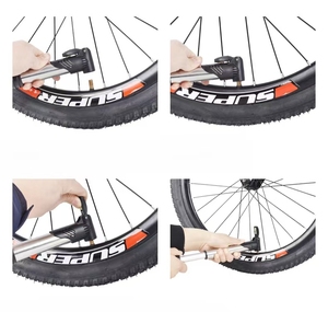 Mini <span class=keywords><strong>pompe</strong></span> à vélo, <span class=keywords><strong>pompe</strong></span> à air manuelle pour vélo, gonfleur de pneus, valve Schrader Presta, accessoires de vélo, <span class=keywords><strong>pompe</strong></span> à vélo <span class=keywords><strong>VTT</strong></span> - Product Image 3