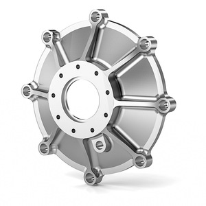 Độ chính xác cao tùy chỉnh CNC gia công biến nhôm thành phần kim loại các bộ phận mặt bích thiết kế bánh xe trung tâm gắn tấm nhà ở - Product Image 2