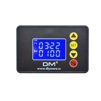 Pengontrol waktu mikrokomputer DC 12V 24V AC 110V-220V Relay Delay waktu Digital LCD saklar Delay waktu Relay waktu dapat disesuaikan