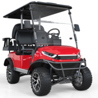 Importation de voiturette de golf électrique en acier 2 4 6 places pour voiture de ramassage de club de golf Buggy tout-terrain