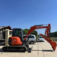 Mini-excavatrice sur chenilles Kubota U40 d'occasion, 4 tonnes, faible nombre d'heures de travail, accessoires personnalisés, multiples conditions de vente, prête en stock