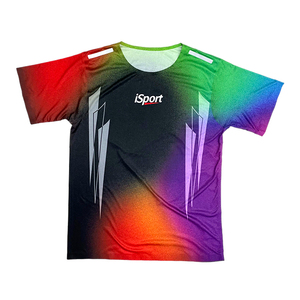 Maillot de sport OEM pour homme, coupe classique, polyester/coton, séchage rapide, anti-UV, respirant, pour la course à pied - Product Image 2