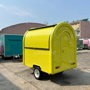 Carrito de Comida Móvil Popular en Europa, Mini Carrito de Café y Desayuno, Remolque para Hot Dogs, Ideal para Negocios - Product Image 1