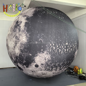 Globo Lunar Gigante Inflable Personalizado de Gran Tamaño, Globo Planetario Inflable con Luz LED - Product Image 1