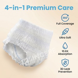 <strong>Disposable</strong> <strong>Maternity</strong> Pants Women Soft Postpartum Underwear Printed Adult Diapers <strong>Panties</strong> Pull Ups - Product Image 1