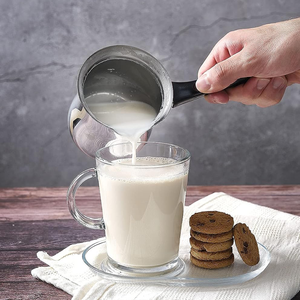 Vente en gros de chauffe-café de luxe chauffe-café turc en acier inoxydable avec poignée en silicone - Product Image 4