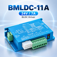 Contrôleur de moteur CC sans balais industriel 24V 7A sans capteur à effet Hall avec protections multiples et Modbus RTU