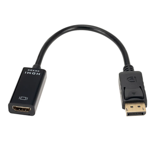 อะแดปเตอร์แปลง<span class=keywords><strong>สาย</strong></span>เคเบิล OEM ODM 4K*2K สีดำ DP ตัวผู้ เป็น <span class=keywords><strong>HDMI</strong></span> ตัวเมีย สำหรับคอมพิวเตอร์พีซี แล็ปท็อป อุปกรณ์เสริมคอมพิวเตอร์ - Product Image 2