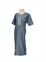 CCY Maroc Qamis brodé pour enfants, manches courtes, style Thobe musulman, Abaya de l'Aïd du Moyen-Orient, Vêtements de festival pour garçons, Robe Jubba