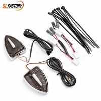 Feux de signalisation avant de moto de haute qualité, LED noirs, remplacement adapté pour Honda Goldwing GL1800 2012-2017