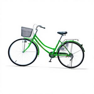 Vélo de ville rétro pour <span class=keywords><strong>femme</strong></span>, 24 <span class=keywords><strong>pouces</strong></span>, simple vitesse, personnalisé, en alliage, classique, style princesse, prix usine - Product Image 1