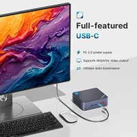 Mini PC Gaming CPU 8GB 16GB RAM 256GB SSD Computadora de escritorio Soporte 4K Pantalla dual USB3.2 WiFi BT para oficina en casa