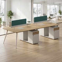 Bureau de direction modulaire, poste de travail, mobilier de bureau, cabine de bureau durable, table de bureau en bois