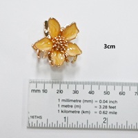 Pince à cheveux Daou personnalisée en alliage de 3 cm, mini-pince à cheveux en émail en forme de fleur, accessoires capillaires de haute qualité pour femmes, vente en gros