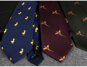 Cravatta a Farfalla in Microfibra di Lusso per Uomo, Design Personalizzato, Alta Qualità, Ricamo <span class=keywords><strong>Animale</strong></span> Verde Rosso, Casual e Formale - Product Image 2