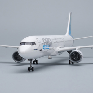 Modelo de Avión de Resina Airbus <span class=keywords><strong>A321</strong></span> Neo a Escala 1/100 de 45 cm con Luces LED y Tren de Aterrizaje - Product Image 5