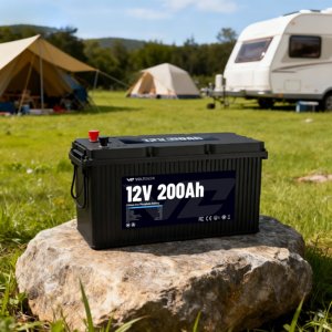 แบตเตอรี่ LiFePO4 ความหนาแน่นพลังงานสูง 12.8V 200Ah 4000 รอบการใช้งาน ได้รับการรับรองมาตรฐาน IP65 ป้องกันน้ำและฝุ่น  ใช้งานได้ที่อุณหภูมิ -<span class=keywords><strong>20</strong></span> ถึง <span class=keywords><strong>50</strong></span> องศาเซลเซียส ชาร์จใหม่ได้ที่ 12V - Product Image 1