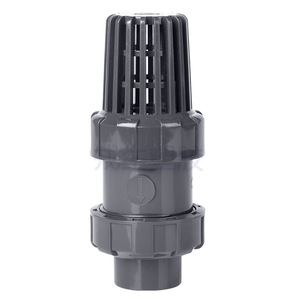 Clapet anti-retour UPVC à double joint pour entrée de pompe à eau, température normale, commande manuelle, usage général - Product Image 1