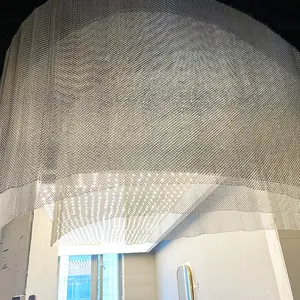 Custom Metal Mesh Curtains: Metal Mesh Curtains Made To Order Customizable In Size Color And Style According To Customer Requ