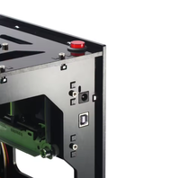 Mesin Pengukir Laser 1500mw 405nm, Router Kayu, Pemotong Laser Desktop DIY, Printer Pengukir, Mesin Pemotong
