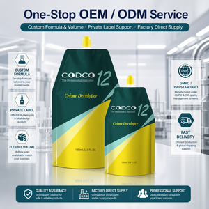 OEM Crème Oxydante pour Coloration Capillaire Professionnelle 1000ml 3% 6% 9% 12% 10 20 30 40 Vol en Sachet à <span class=keywords><strong>Bec</strong></span> Verseur Vente en Gros Usine - Product Image 5