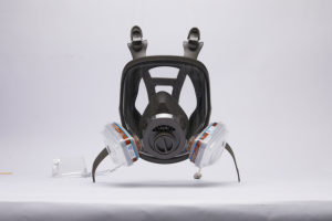 <span class=keywords><strong>Masque</strong></span> à gaz intégral en silicone réutilisable avec filtre HEPA et cartouche remplaçable pour la protection industrielle contre la poussière et les particules lors de la soudure - Product Image 3