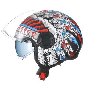 Cyril OP12A ECE DOT certifié ABS modulaire intégral demi casques ouverts pour hommes et femmes nouveaux casques de <span class=keywords><strong>scooter</strong></span> de moto indiens - Product Image 2