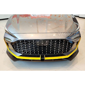 For MG 6Pro 2021 Car Front Bumper <b>Lip</b> Splitter Diffuser Body Kit 3PCS Bumper Guard Protector Cover Car Accessories - Product Image 2