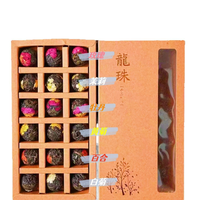 Vente en gros XANADU Assortiment de 11 saveurs de boules de thé fleuri artisanales parfumées aux fleurs en sachet, thé santé à infuser dans l'eau bouillie