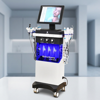 Appareil de Dermabrasion Hydra 14-en-1 à Écran Tactile, 14 Poignées pour Usage Commercial, Compatibilité Multi-Prises (US/IT/EU/UK) pour la Peau