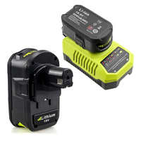 Pengisi Daya Baterai untuk Ry Obi 14.4v 18v Adaptor Pengisi Daya Baterai untuk Bor Tanpa Kabel P115