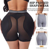 Shorts sculptants rehausseurs de fesses pour femmes, culotte rembourrée taille haute effet ventre plat et rehausseur de hanches, body sculptant en maille grande taille