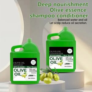 Champú y acondicionador para el cabello de salón OEM y ODM a granel sin sulfato, conjunto de cuidado del cabello reparado con aceite de <span class=keywords><strong>oliva</strong></span> dañado - Product Image 6
