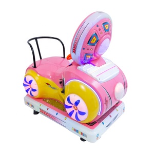 Đồng tiền hoạt động trò chơi điện máy trẻ em Rocking xe đầu tiên xe với phim hoạt hình - Product Image 1