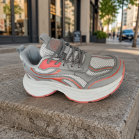 Chaussures de course légères absorbant les chocs, respirantes en mesh, en cuir véritable, antidérapantes, anti-odeurs, pour la salle de sport et l'entraînement