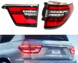 4x4 offroad RSS mô hình <span class=keywords><strong>Led</strong></span> Xe đuôi ánh sáng đèn hậu cho Nissan tuần tra Y62 2020-2024 năng động lần lượt tín hiệu phía sau công viên đèn đèn hậu - Product Image 4