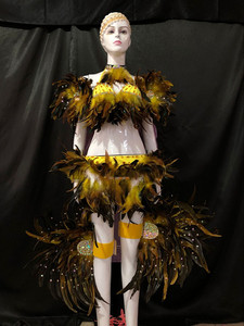 Apertura di piume di carnevale Performance di danza a squadre Costume da Samba copricapo di piume indiane <span class=keywords><strong>abbigliamento</strong></span> ali <span class=keywords><strong>d</strong></span>'<span class=keywords><strong>angelo</strong></span> - Product Image 3